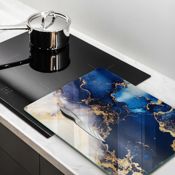 Tagliere in vetro Sfondo elegante e oro