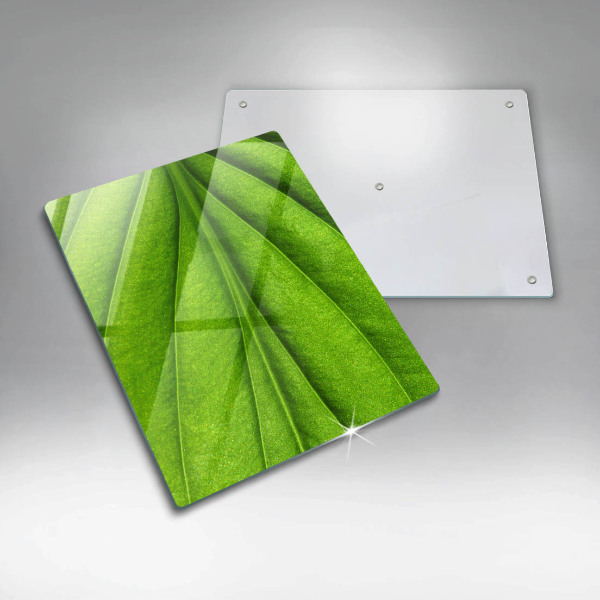 Tagliere in vetro Foglia della vena naturale