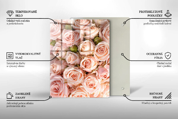 Tagliere in vetro Foglia della vena naturale