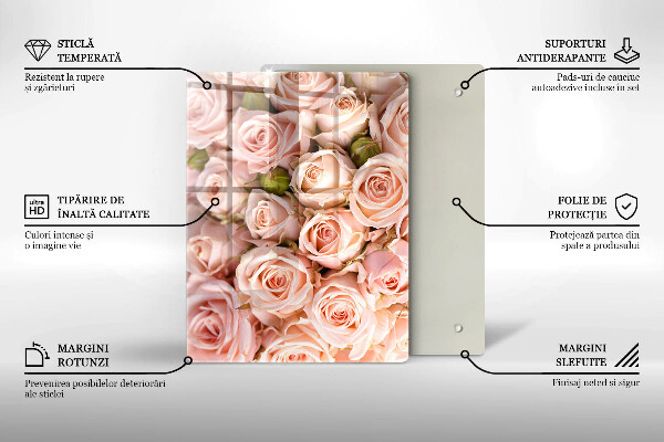 Tagliere in vetro Foglia della vena naturale