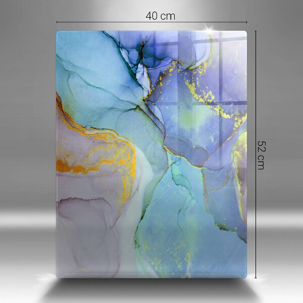 Tagliere in vetro Pietra d'oro incrinata