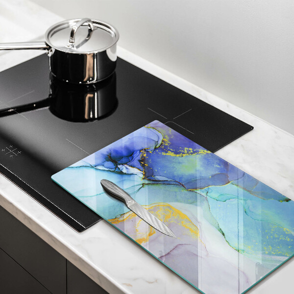 Tagliere in vetro Pietra d'oro incrinata