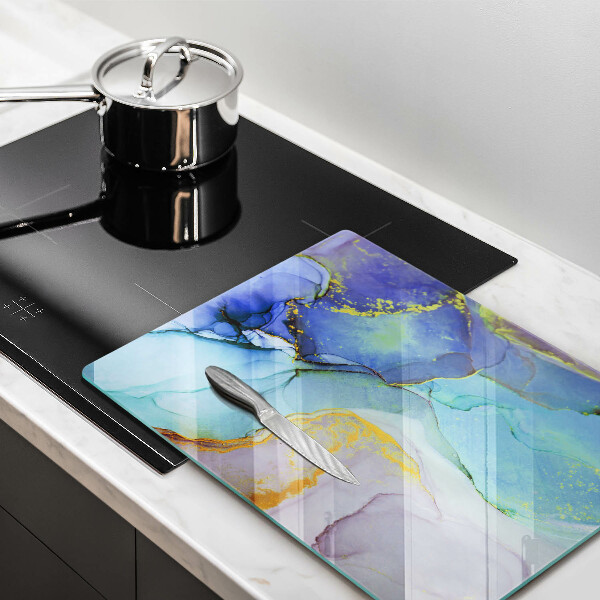 Tagliere in vetro Pietra d'oro incrinata