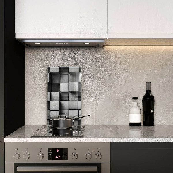 Tagliere in vetro Sfondo di geometria 3D