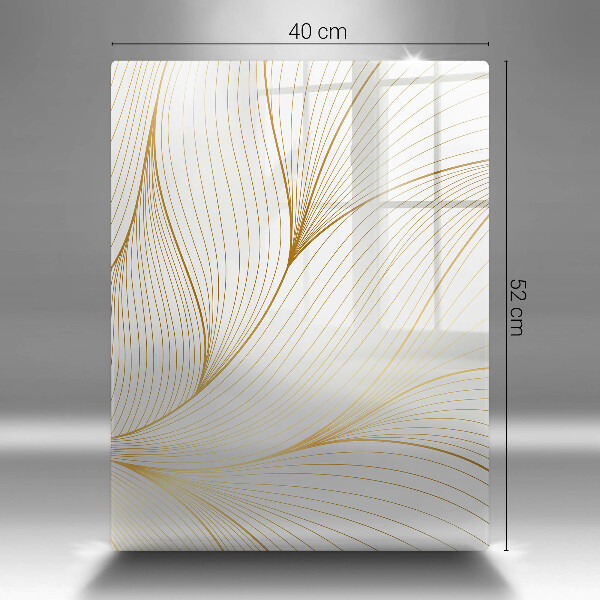 Tagliere in vetro Modello di linee moderne