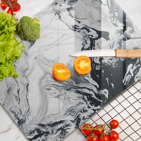 Tagliere in vetro Astrazione dell'inchiostro