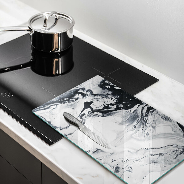 Tagliere in vetro Astrazione dell'inchiostro