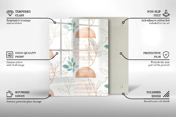 Tagliere in vetro Astrazione moderna