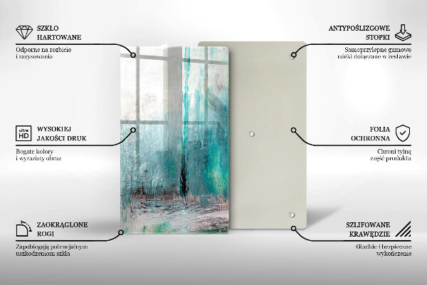 Tagliere in vetro Dipinga lo sfondo di astrazione