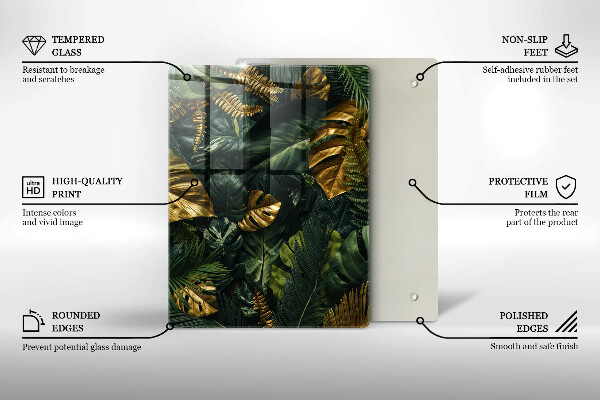 Tagliere in vetro Astrazione fluida