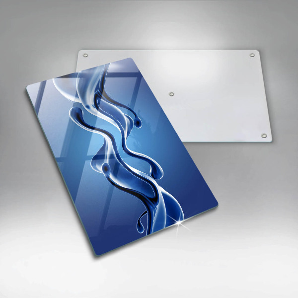 Tagliere in vetro Astrazione fluida