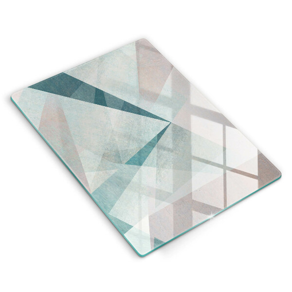 Tagliere in vetro Astrazione tagliente