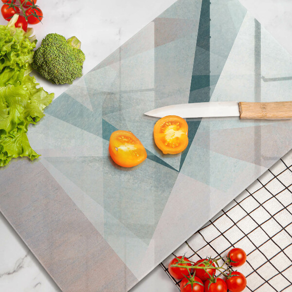 Tagliere in vetro Astrazione tagliente