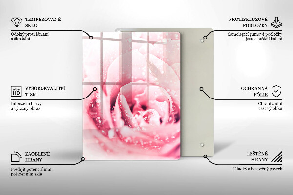 Tagliere in vetro Macchie decorative per pietra