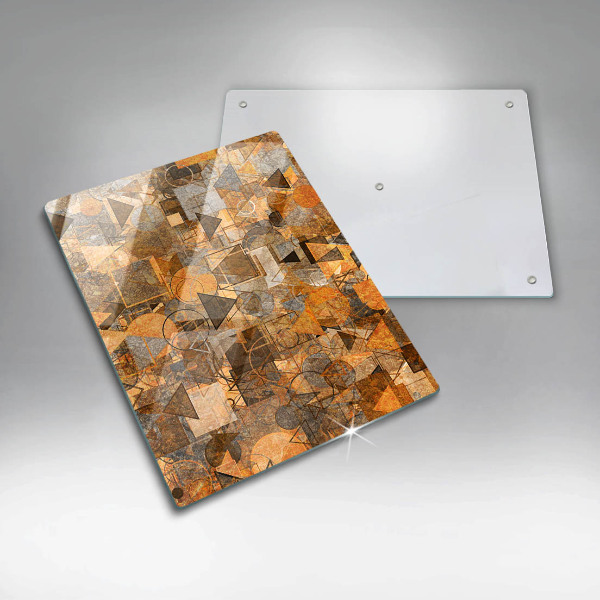 Tagliere in vetro Modello senza giunture di figure geometriche