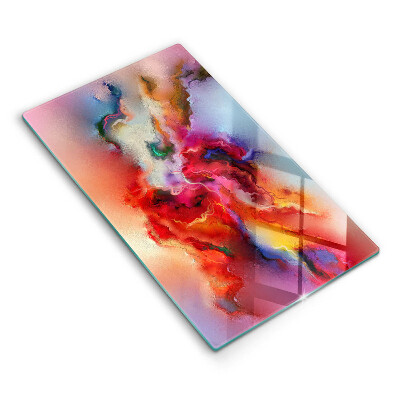 Tagliere in vetro Astrazione fumosa