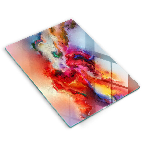 Tagliere in vetro Astrazione fumosa