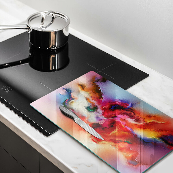 Tagliere in vetro Astrazione fumosa