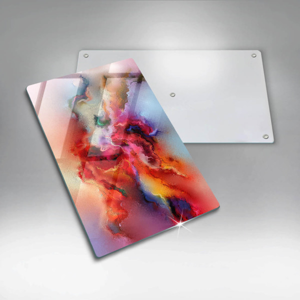 Tagliere in vetro Astrazione fumosa