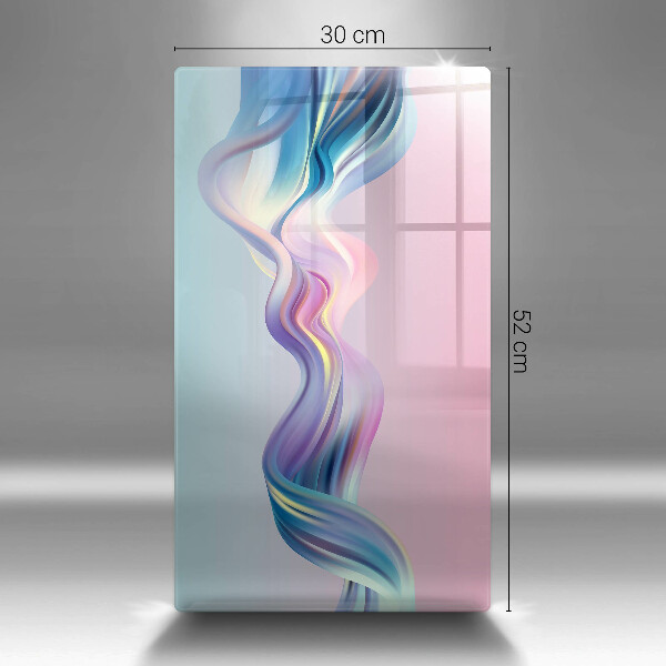 Tagliere in vetro Astrazione pastello