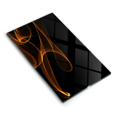 Tagliere in vetro Linee astratte