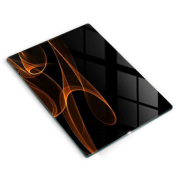 Tagliere in vetro Linee astratte