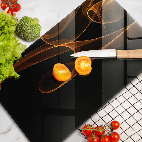 Tagliere in vetro Linee astratte