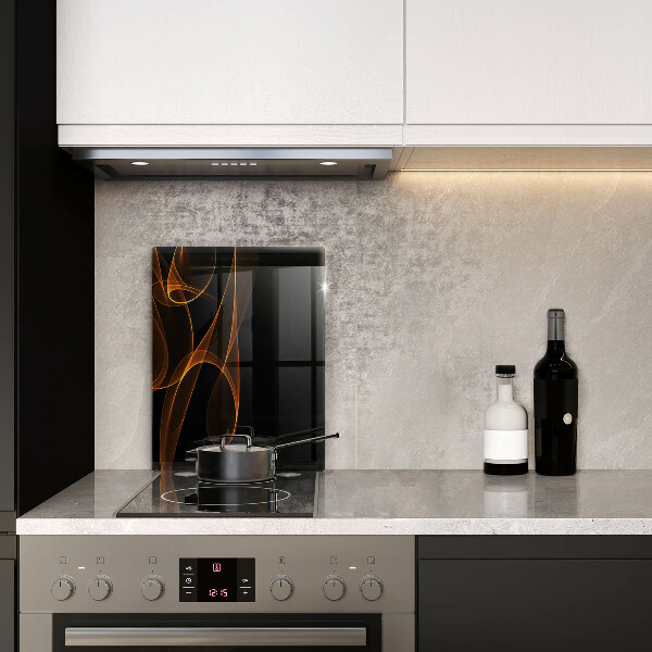 Tagliere in vetro Linee astratte