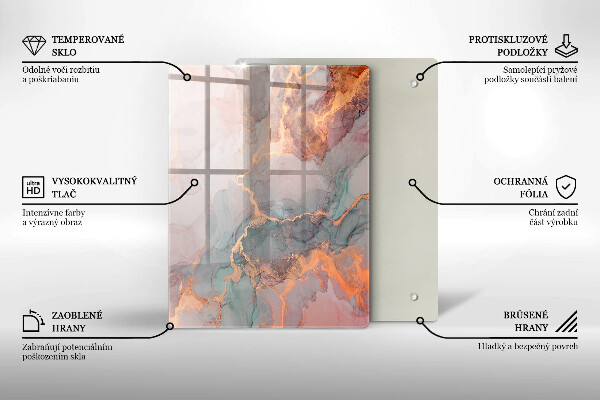 Tagliere in vetro Pietra decorativa