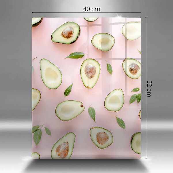 Tagliere in vetro Modello di avocado