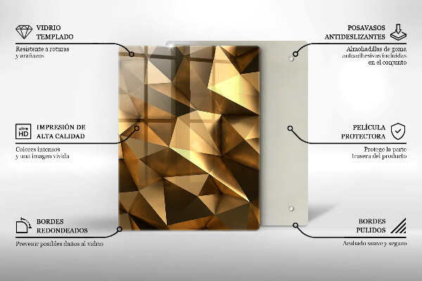 Tagliere in vetro Modello di avocado