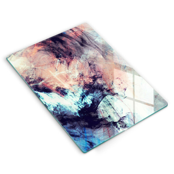Tagliere in vetro Astrazione dipinta