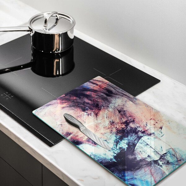 Tagliere in vetro Astrazione dipinta