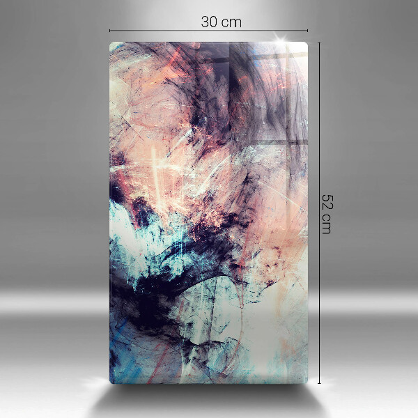 Tagliere in vetro Astrazione dipinta