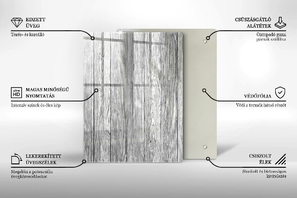 Tagliere in vetro Gocce di rugiada e fiore di rosa