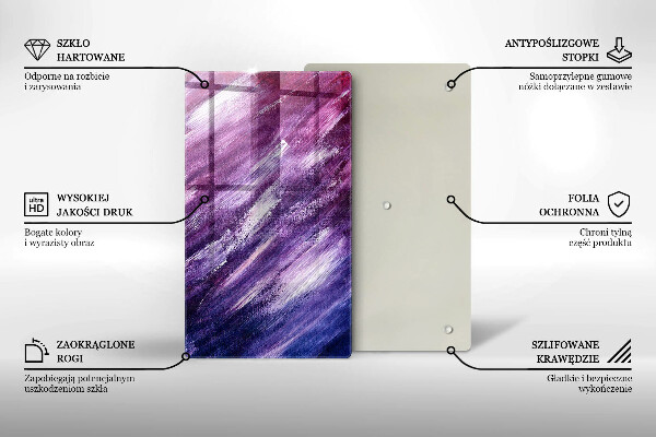 Tagliere in vetro Dipingi l'astrazione