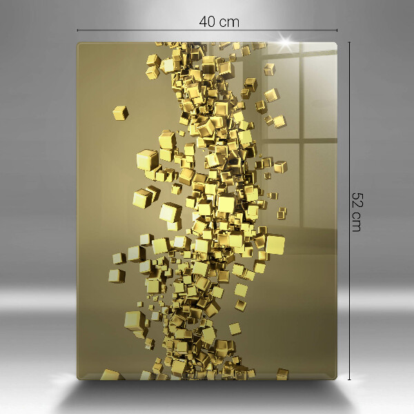 Tagliere in vetro Geometria astratta 3D