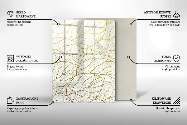 Tagliere in vetro Geometria astratta 3D