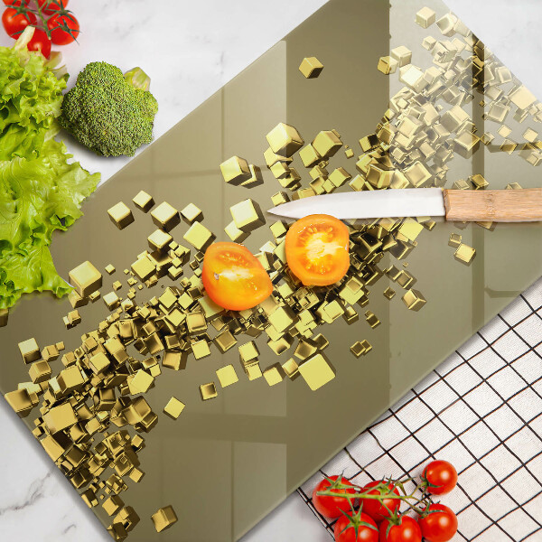 Tagliere in vetro Geometria astratta 3D