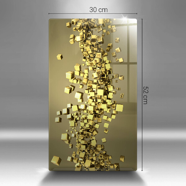 Tagliere in vetro Geometria astratta 3D