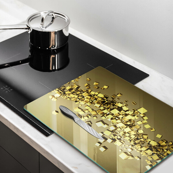 Tagliere in vetro Geometria astratta 3D