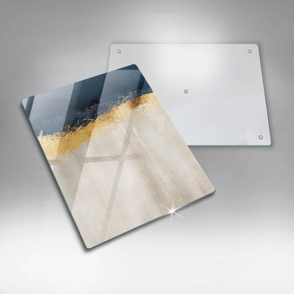 Tagliere in vetro Astrazione dell'oro