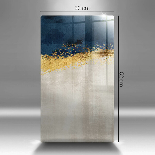 Tagliere in vetro Astrazione dell'oro