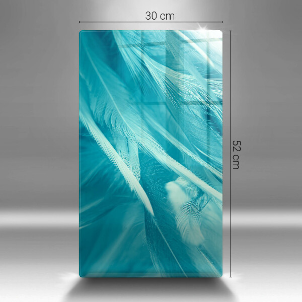 Tagliere in vetro Piume delicate