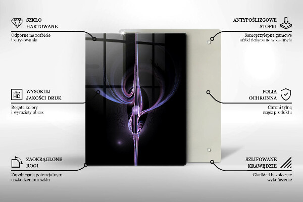 Tagliere in vetro Astrazione moderna