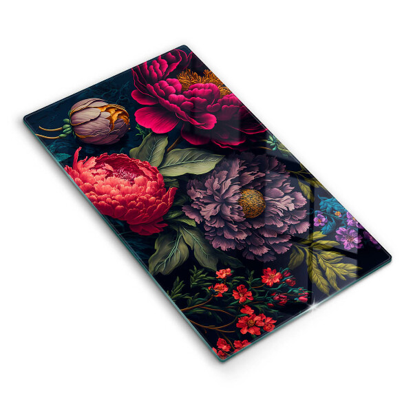 Tagliere in vetro Bellissimi fiori