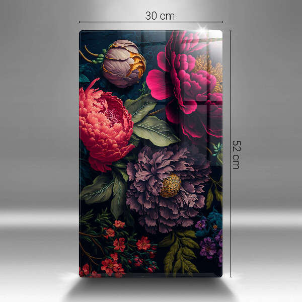 Tagliere in vetro Bellissimi fiori