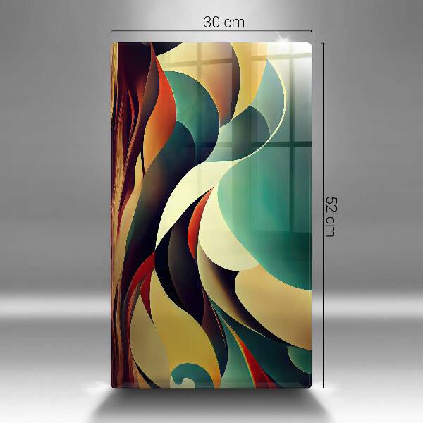 Tagliere in vetro Astrazione della forma