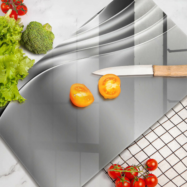 Tagliere in vetro Struttura in metallo