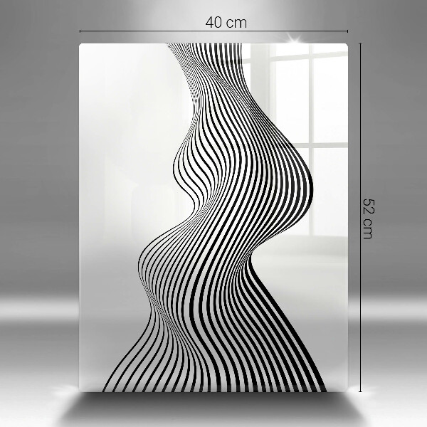 Tagliere in vetro Astrazione lineare